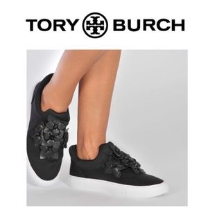 Tory Burch Blossom Neoprene Floral Sneakers Size 5